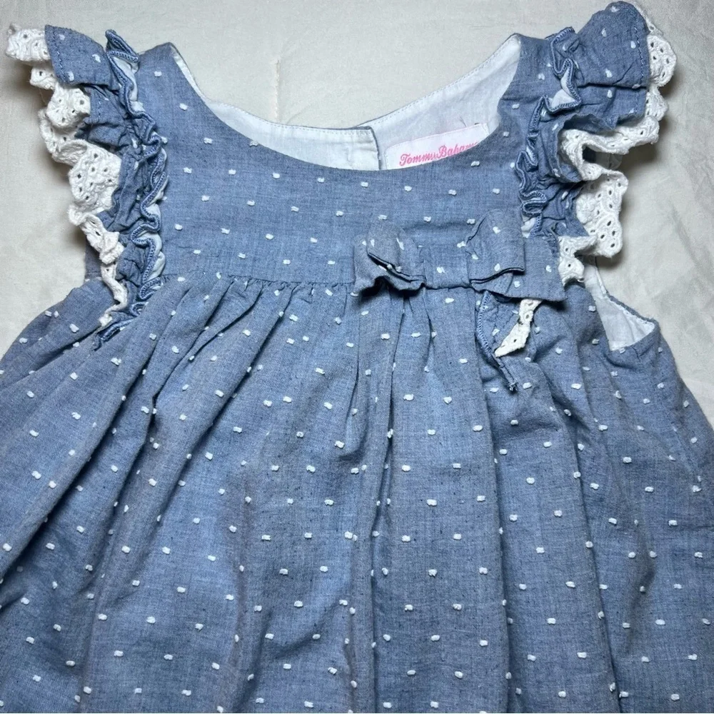 Lot of 2 Tommy Bahama Girls Dresses Size 5T and 5/6 sleeveless